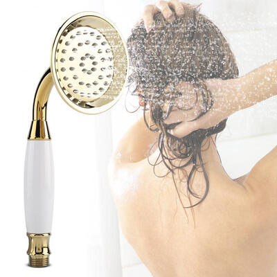 

Greensen G12" Gold Handheld Shower Head Bathroom Sprayer Handshower Home Accessories