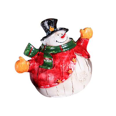 

Gobestart Christmas Diy Ornament Santa Resin Doll Desktop Decoration Christmas Gift Decor