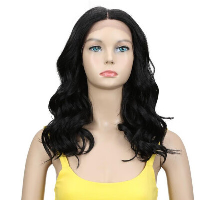 

Noble Long Wavy Synthetic Hair Lace Part Wig 20 Inch Wigs New Colors Red Mixed Cosplay Wig Synthetic Lace Wig