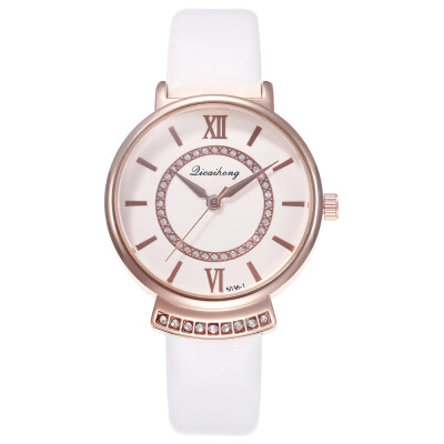 

New personality ladies Roman simple scale casual quartz watch belt female models