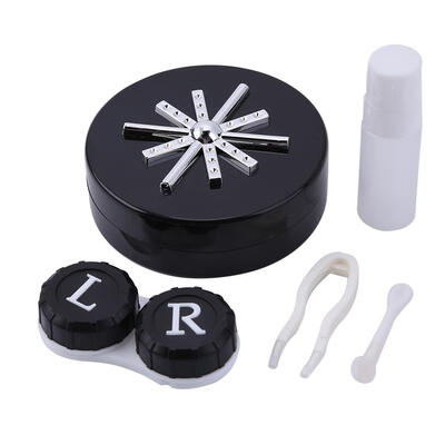 

Portable Snowflake Cartoon Contact Lens Case Nursing Liquid Bottle Set