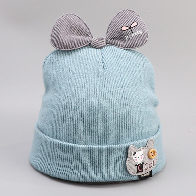 

Dongyun New Fall&Winter Boy&Girl Baby Wool Knitted Cotton Button Button Cap