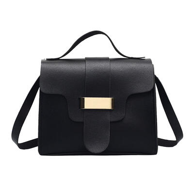 

Simple Solid Color Small Shoulder Bags Women PU Leather Messenger Handbags