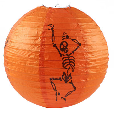 

New Hot Halloween Paper Pumpkin Witch Spider Hanging Lantern Light Lamp Party Decoration Funny Gift