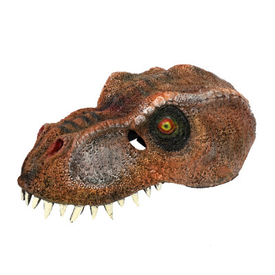 

Soft Non Toxic Tyrannosaurus Rex All Face Head Mask Halloween Party Costume Decorations Cosplay Costumes Head Mask