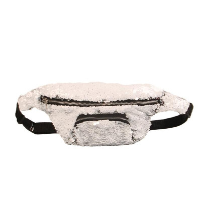 

Women Sequins Fanny Pack Beach Waist Bag Chest Bag Sport Outdoor Travel Satchel Waist Pack