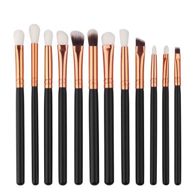 

〖Follure〗12Pcs Mini Cosmetic Eyebrow Eyeshadow Brush Makeup Brush Sets Kits Tools