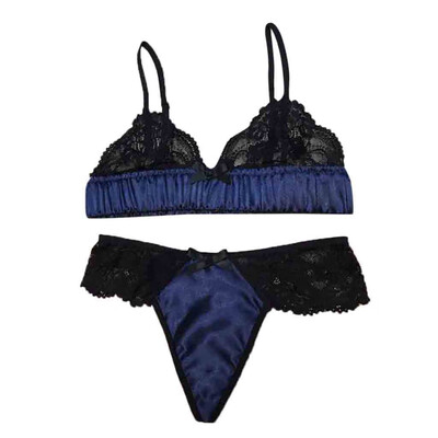 

Toponeto 2-Pc Women Sissly Sexy Deep V Lingerie Straps Bra&Panty Set Babydoll