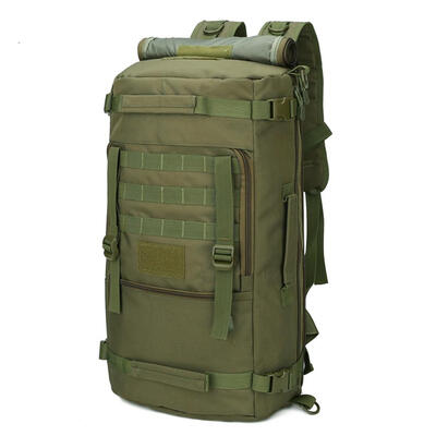 

50L Foldable Nylon Backpack Camping Shoulder Bags Mountaineering Rucksack