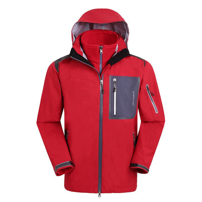 

Ontopcreeper mens jacket three-layer rubber two-piece 9665