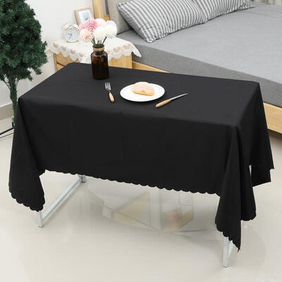 

Greensen Waterproof Solid Color Polyester Table Cloth Dining Kitchen Table Cover Protector Party Decor