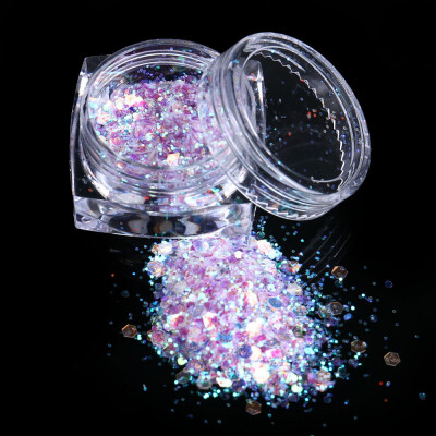 

Toponeto Chunky Mixed Glitter for Face Body Nails Eye Shadow Festivals Tattoo Cosmetic