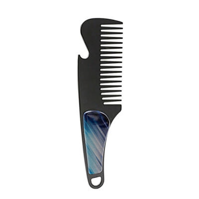 

〖Follure〗Beard Hair Care Stainless Steel Mustache Comb Can Be Use As A Bottle Opener