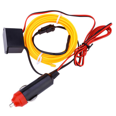 

5M Neon EL Wire Glow String Light Rope Tube Car Interior Decor Lamp