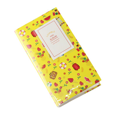 

Standard 3in Centerfold Photo Album PVC 84 Pockets Albums Photos Storage Case Memory Souvenir