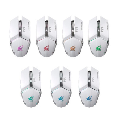 

Free Wolf Wireless Gaming Mouse with 1600DPI Adjustable DPI 24G Wireless Transmission Silent Click Mechanical Gaming Mouse with 6