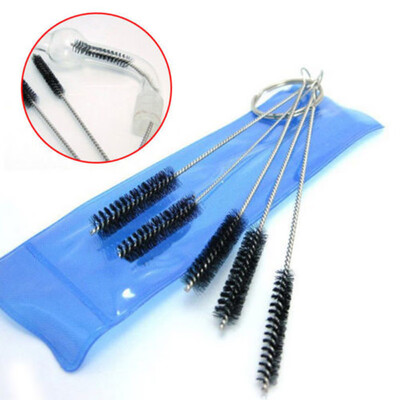 

5pcs Round Pipe Tube Cylinder Bores Cleaning Wire Brush Set Stainless Steel