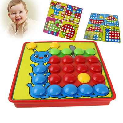 

Gotoamei Color Matching Mosaic Pegboard Set Early Learning Educational Toys Kids Party