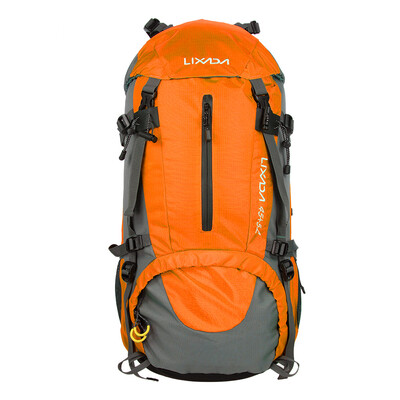 

45L5L Outdoor Hiking Trekking Polyester Cloth rucksack Camping Travel Backpack with Rain Cover 236 118 79in