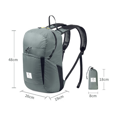 

Waterproof Travel Backpack Multifunction Outdoor Bag Adjustable Strap Folding