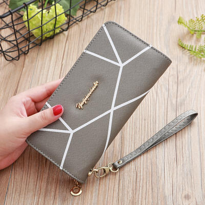 

New Female Long Wallet Fashion Large Capacity Zip Purses Leather Women Wallets Clutch Phone Card Bag Portemonnee