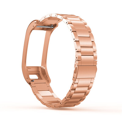 

〖Follure〗Solid Stainless Steel Watch Band Strap Bands With Frame For Garmin VIVOsmart HR
