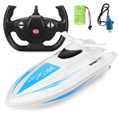 

24G Remote Control Boat 4CH Dual-motor High-speed Ship Toy