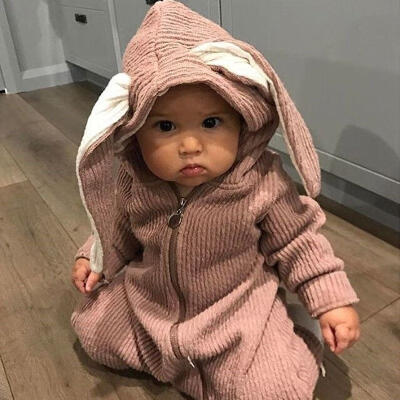 

Newborn Baby Infant Boy Girl Romper Hooded Jumpsuit Bodysuit Outfits Clothes New