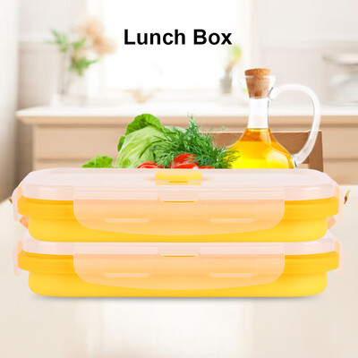 

Greensen 500ml Silicone Collapsible Portable Lunch Box Bowl Folding Food Storage Container Folding Lunch Box Silicone Lunch Box