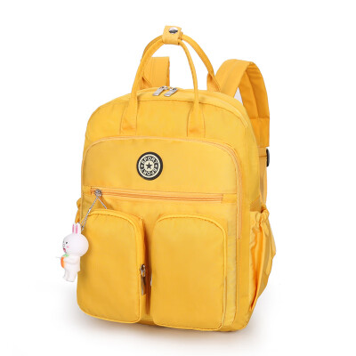 

Multi-pocket doughnut double shoulder bag female student schoolbag computer backpack travel bag large capacity casual canvas