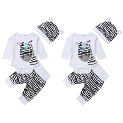 

Cute Newborn Baby Boy Girl Romper Jumpsuit BodysuitPants Clothes Outfits Set