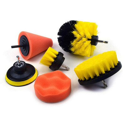 

7pcs Electric Washing Brush Cleaning Brush Set 14 Quick Shaft 625MM Durable
