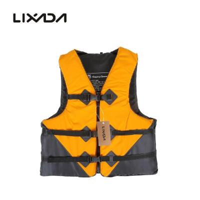 

Lixada Professional Polyester Adult Safety Life Jacket Survival Vest Swimming Boating Drifting with Emergency Whistle