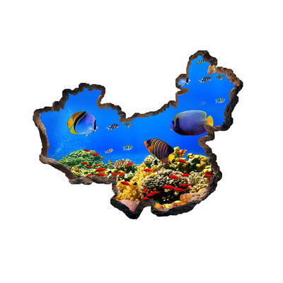 

3D Marine Underwater World Waterproof PVC Wall Stickers Bedroom Decal Mural