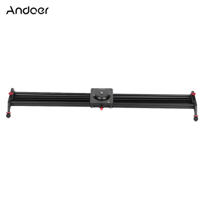

Andoer GP-J80 80cm Aluminum Alloy Following Shot Track Slider Portable Video Stabilization System with 14" 38" Screw Mount for D