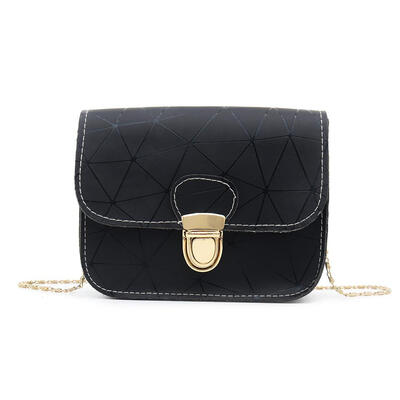 

Geometric Print Shoulder Handbags PU Leather Women Chain Crossbody Bags