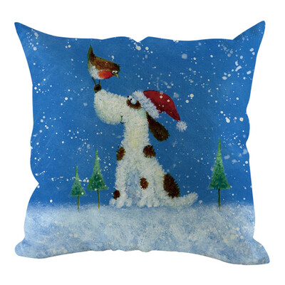 

Tailored Christmas Pillow Cover Pillowcases Decorative Sofa Cushion Cover Home Decoration