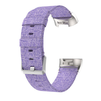 

〖Follure〗Replacement Woven Canvas Fabric Watch Band Wrist Strap For Fitbit Charge 3