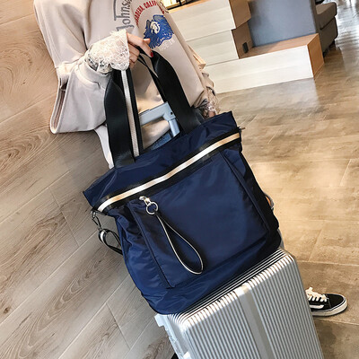 

Canvas bag Korea 2019 autumn&winter Tote bag large capacity light commuter Oxford cloth handbags shoulder bag female big bag