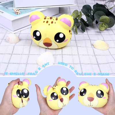 

Gotoamei Cartoon Animal Cute Spun Slow Rising Scented Stress Relief Bear Toy