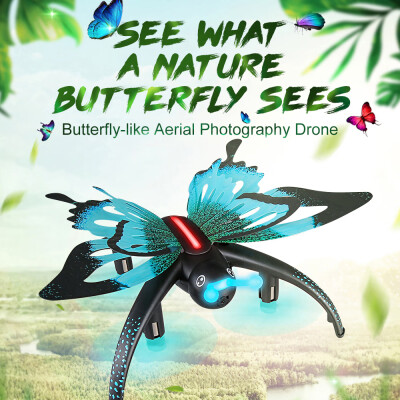 

Original JJRC H42WH Butterfly WIFI FPV 03MP Camera Quadcopter G-sensor Mini RC Selfie Drone