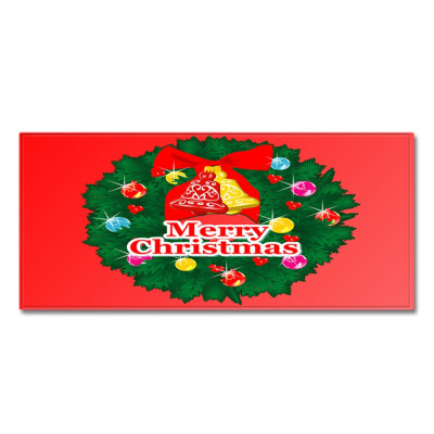 

Christmas Wreath Santa Claus Snowman Floor Mat For Living Room Bathroom Kitchen Home Decor