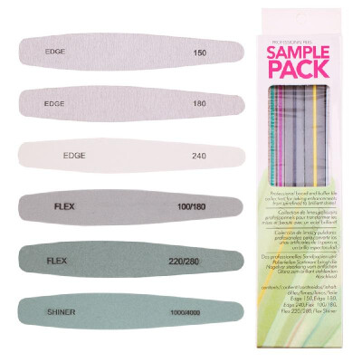

6pcslot Nail Manicure Kit Brush Buffer Grit Sand Nail Art Accessories Sanding Nail Files UV Gel Polish Tools