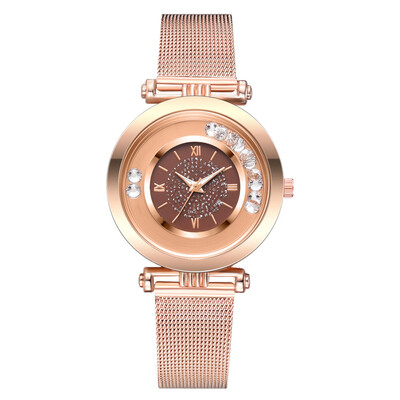 

Steel belt ladies watch 2019 new quick sand ball alloy strap ladies watch quartz watch