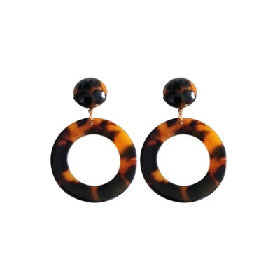 

NEW Round Drop Earrings For Girls Vintage Dangle Earrings For Women Jewelry Wholesale Birthday Gift