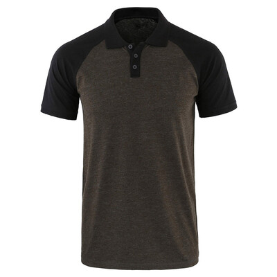 

Toponeto Fashion Mens Baggy Solid Short Sleeve Button Turn-down Collar Henley T Shirts