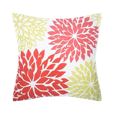 

Contrast Color Flower Throw Pillow Protector Case Cushion Cover Sofa Bed Decor