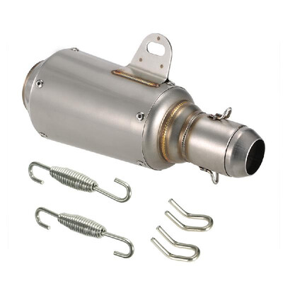 

51mm Universal Motorcycle ATV Frosting Stainless Steel Exhaust Pipe Muffler