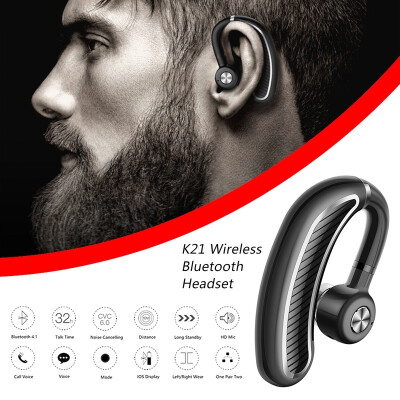 

bluetooth 50 Wireless Sports Headset Noise Cancelling Stereo Handsfree Earphone