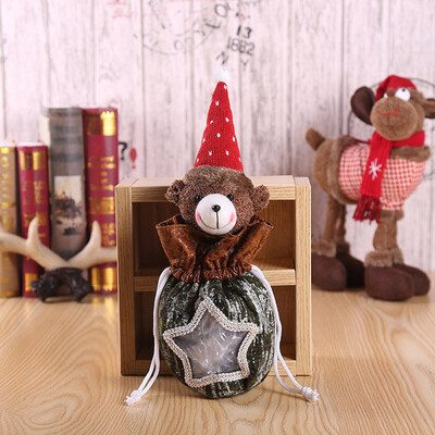 

Tailored Christmas Decorations Candy Bag Doll Gift Bag Christmas Day Apple Bag
